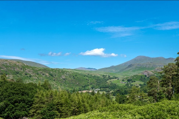 Boot village nestled beneath mighty Scafell