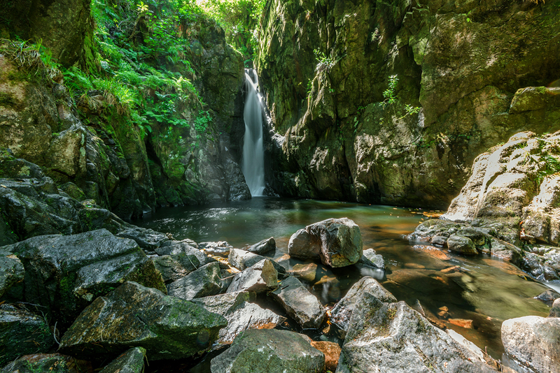 Waterfall near our cottages in Eskdale