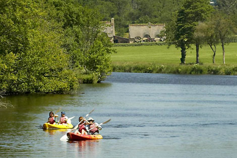 Kayaking the River Blavet, Brittany, from our cottages.