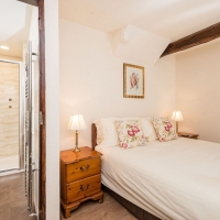 Scafell Cottage Downstairs Double Bedroom with ensuite bathroom 