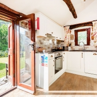 Scafell Cottage Brand New Kitchen and Entrance to Riverside Gardens