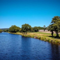 The beautiful River Blavet meandering beside La Garenne